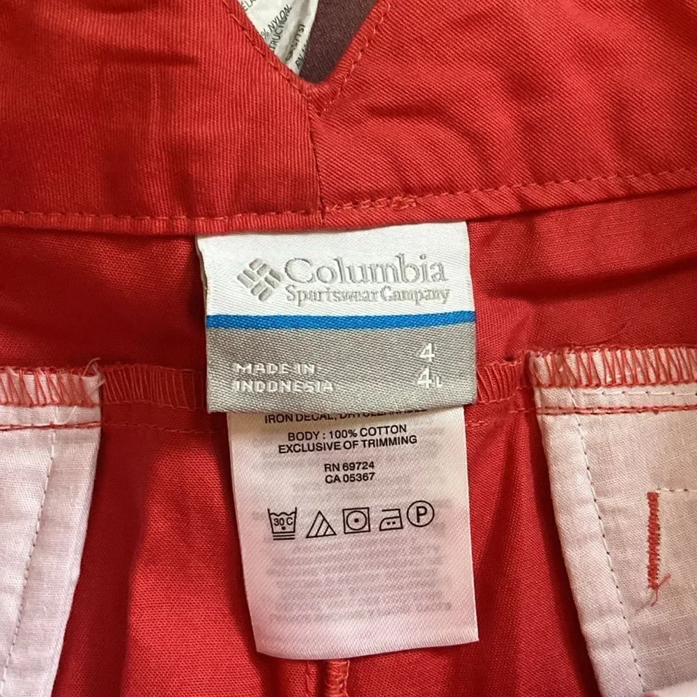 Columbia Coral Kenzie Cove Shorts Size 4 NEW - Picture 5 of 8